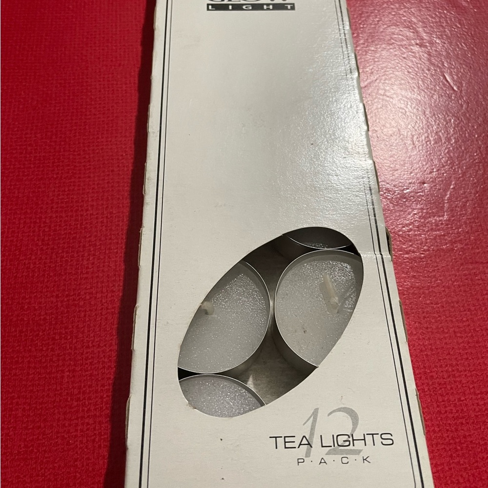 NWOT-A set of 12 Tea-lights Multi-purpose candles in metal cups. Never Used!! - Picture 5 of 9